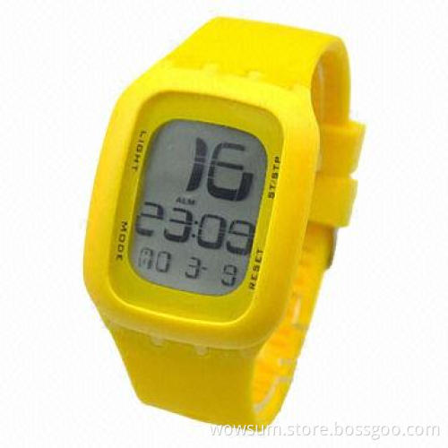 Sports wrist watch, various colors are available, with eco-friendly material